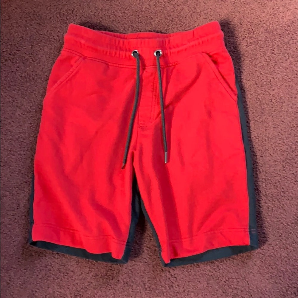 Black and Red shorts from Champs